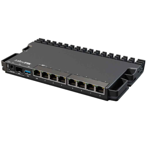 ROTEADOR ROUTER BOARD POE 07 PORTAS GE + 01 PORTA 2.5G + 01 PORTA SFP+ RB5009UG+S+IN - MIKROTIK
