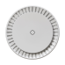 ACCESS POINT MIKROTIK WIFI 6 COM 02 PORTAS GIGA DUAL BAND 1800MBPS POE CAPGI-5HAXD2HAXD (CAP AX)