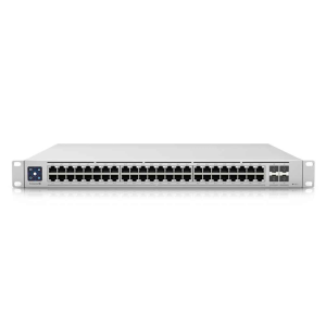 SWITCH UBIQUITI GERENCIAVEL L3 48 PORTAS 2.5 GIGABIT + 04 SFP+ DE 10GB USW-ENTERPRISE- 48-POE RACK