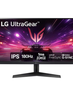 MONITOR LED 24" LG IPS 24GS60F-B ULTRAGEAR FHD / 1MS / HDMI / DP / HDR / 180HZ