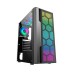 GABINETE GAMER KMEX CG02TT LED RGB S/FAN