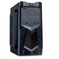GABINETE GAMER G-FIRE HTSY127B6S SEM FONTE PRETO 2 BAIAS