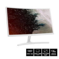 MONITOR 23.6 ACER ED242QR LED GAMER CURVO BRANCO F