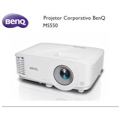 Projetor BenQ de Vídeo MS550 (800x600) 3600 Lumens