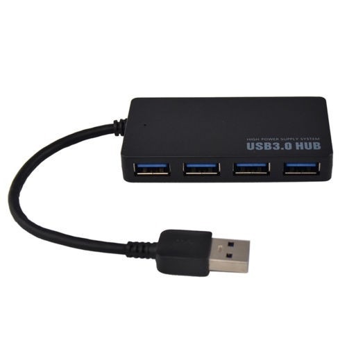 Mini Hub Usb 3.0 Com 4 Portas High Speed - COM FONTE